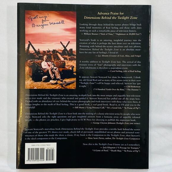 Dimensions Behind The Twilight Zone Stewart Stanyard 2007 Paperback Sci Fi Book - Picture 2 of 5